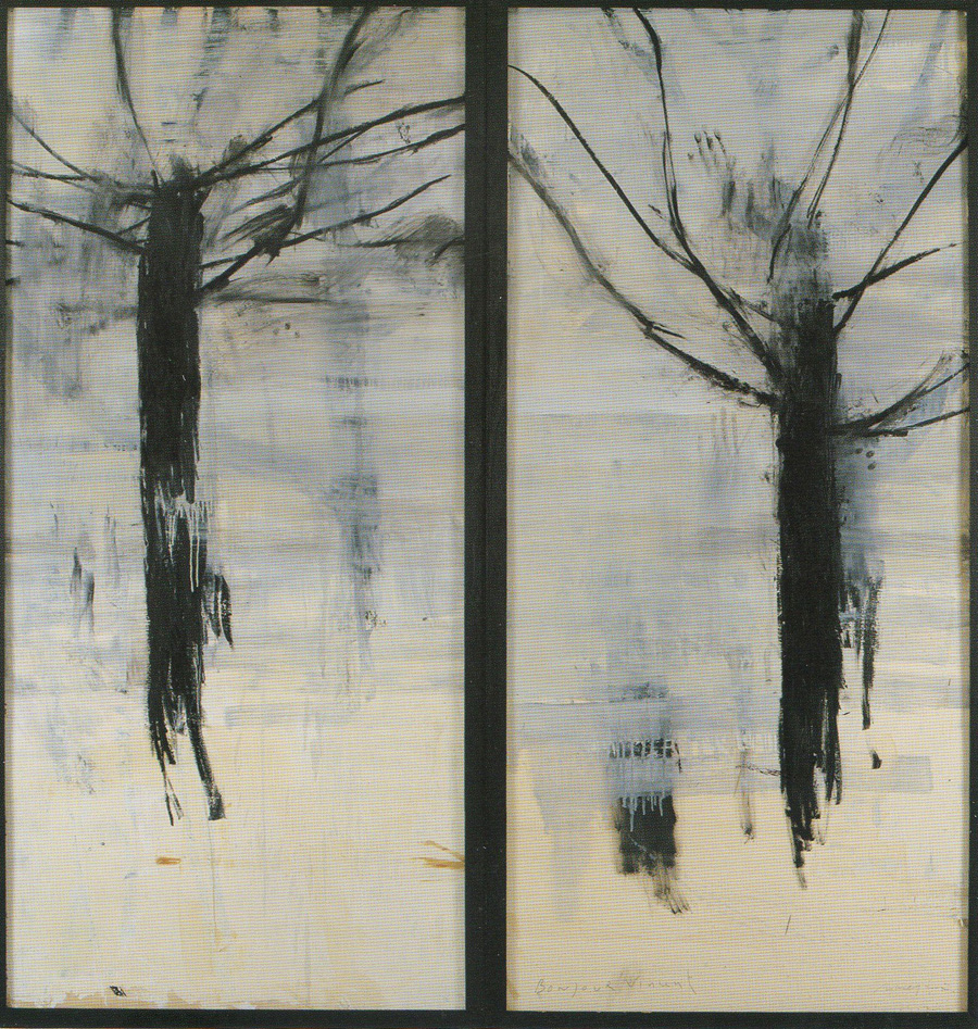Bon Jour Vincent, 2002, tecnica mista su legno, cm 188 x 183.