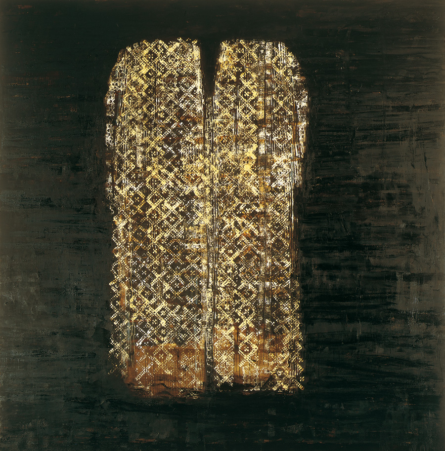 Senza Titolo, 1998-99, olio su tela, cm 290 x 285.